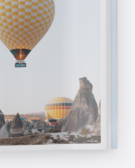 Glossy Magazine Mockup PSD #6