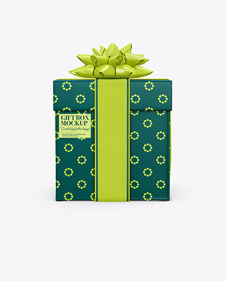 Download Matte Gift Box Mockup In Box Mockups On Yellow Images Object Mockups PSD Mockup Templates