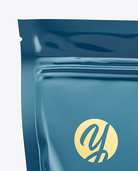 Glossy Stand Up Pouch Mockup PSD #2