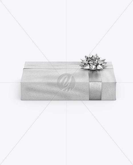 Kraft Gift Box Mockup