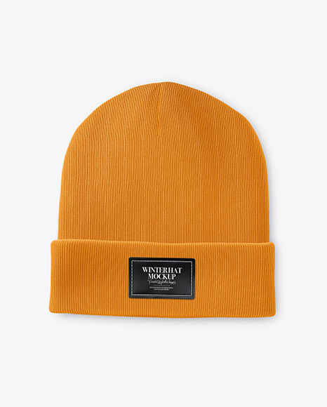 Winter Hat Mockup - Free Download Images High Quality PNG, JPG