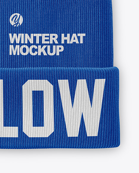 Winter Hat Mockup PSD #6