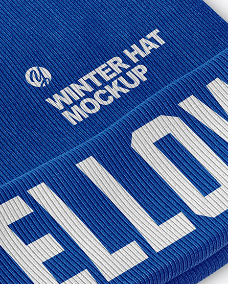 Winter Hat Mockup PSD #6