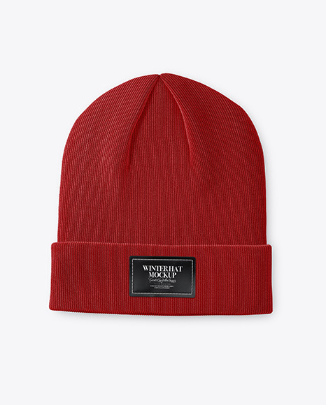 Download Winter Hat Mockup In Apparel Mockups On Yellow Images Object Mockups