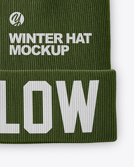 Download Winter Hat Mockup In Apparel Mockups On Yellow Images Object Mockups