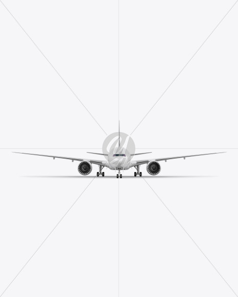 Download Airliner Mockup Back View In Vehicle Mockups On Yellow Images Object Mockups PSD Mockup Templates