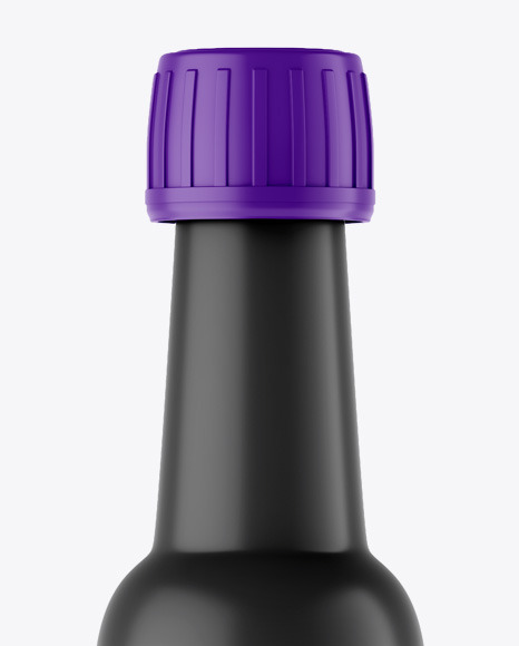 Matte Sauce Bottle Mockup PSD #2
