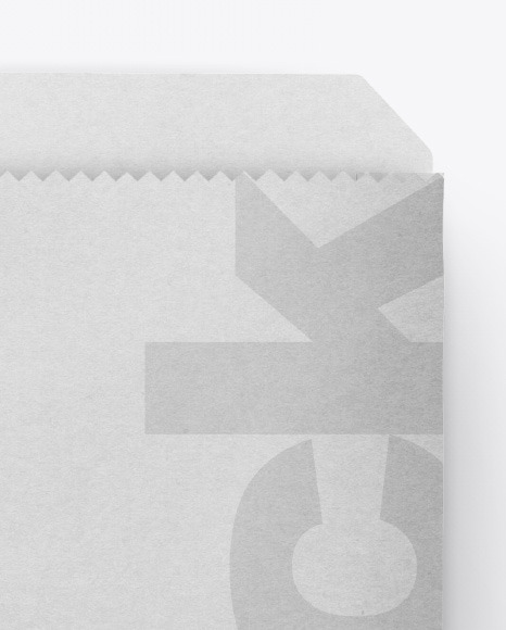 Paper Snack Pack Mockup PSD #7