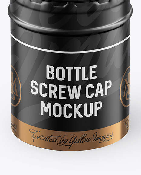 Matte Screw Cap Mockup PSD #7