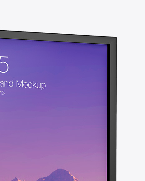 Display Stand Mockup   Half Side View PSD #2