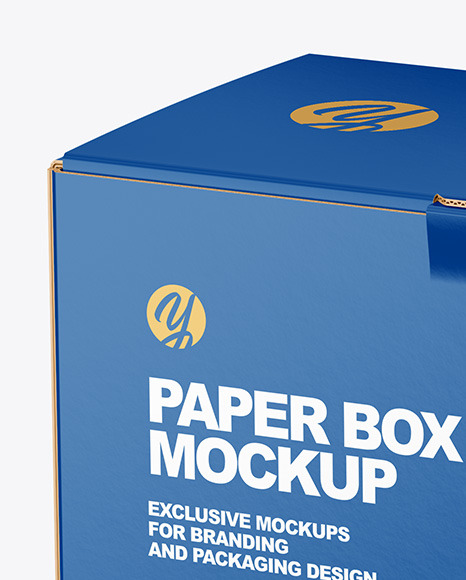 Paper Box Mockup PSD #2