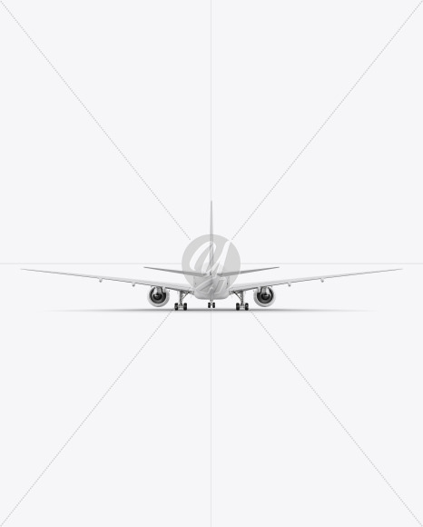 Download Airliner Mockup Back View In Vehicle Mockups On Yellow Images Object Mockups PSD Mockup Templates