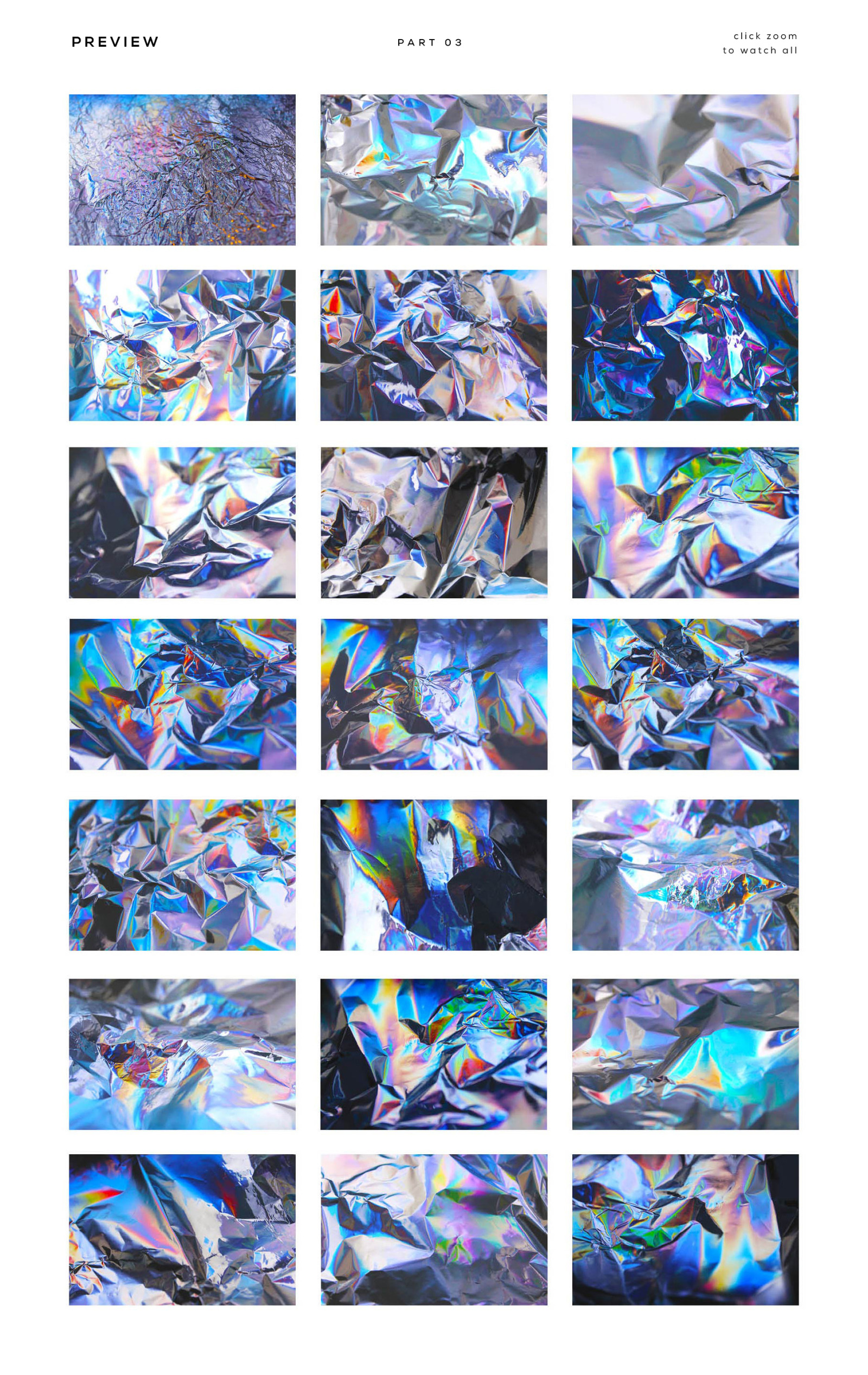 Holographic Foil Textures