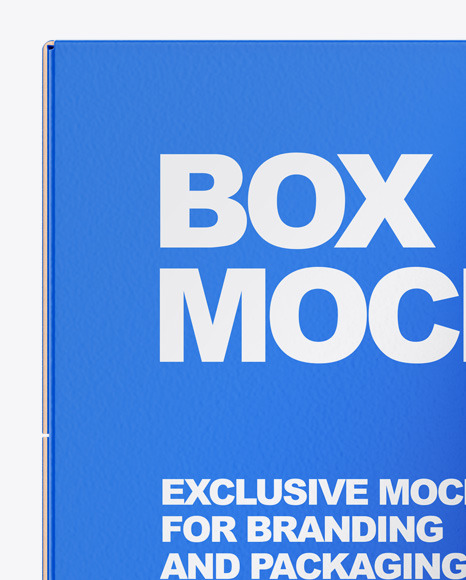 Box With Glossy Can Mockup Box With Glossy Can Mockup