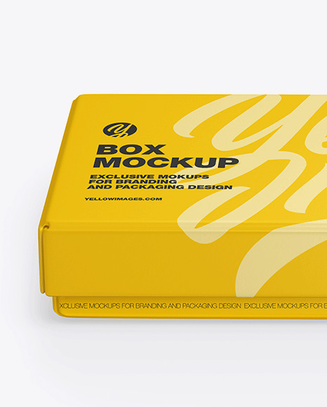 Download Cup Box Mockup Yellow Images