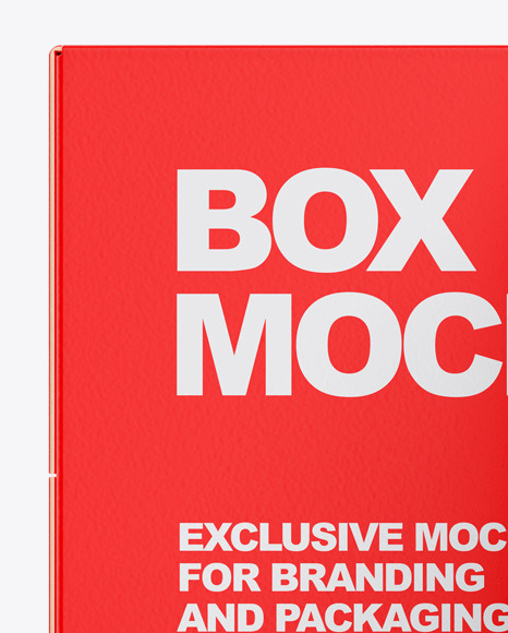 Box With Matte Can Mockup PSD #4