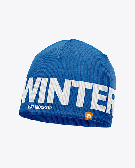 Winter Hat Mockup In Apparel Mockups On Yellow Images Object Mockups