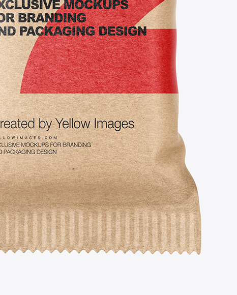 Kraft Snack Bar Mockup PSD #1