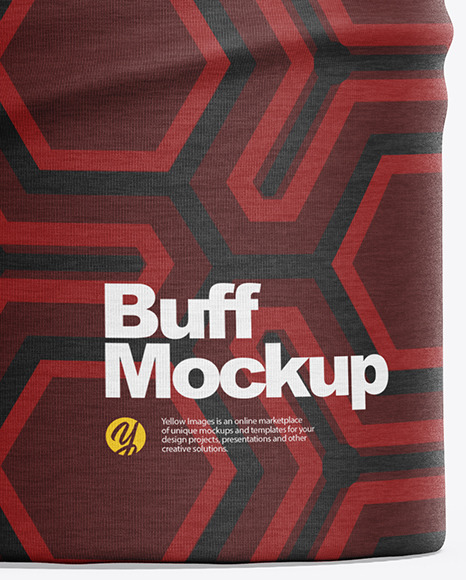 Buff Mockup In Apparel Mockups On Yellow Images Object Mockups