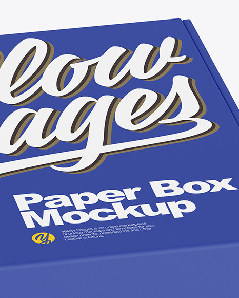 Two Paper Boxes Mockup PSD #1