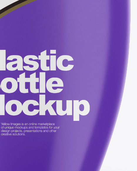Plastic Bottle Mockup PSD #1