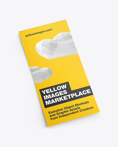 Download Matte Flyer Mockup In Stationery Mockups On Yellow Images Object Mockups PSD Mockup Templates