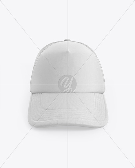 Download Trucker Cap Mockup in Apparel Mockups on Yellow Images ...