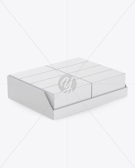 Cardboard Box Mockup White