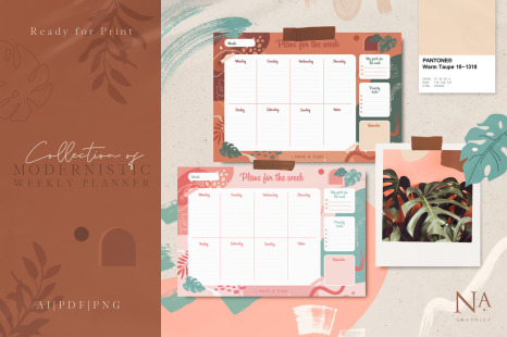 Modernistic Weekly Planner