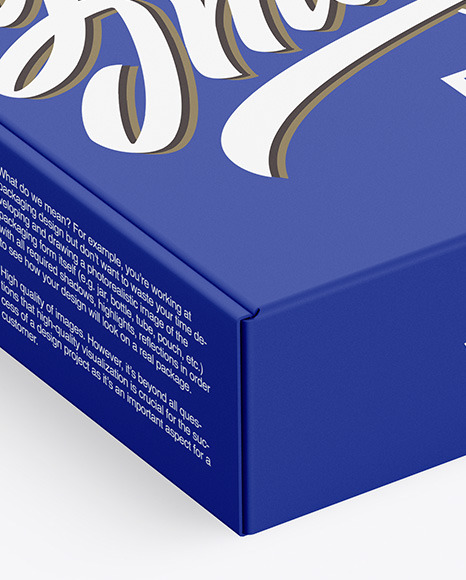 Paper Box Mockup PSD #2