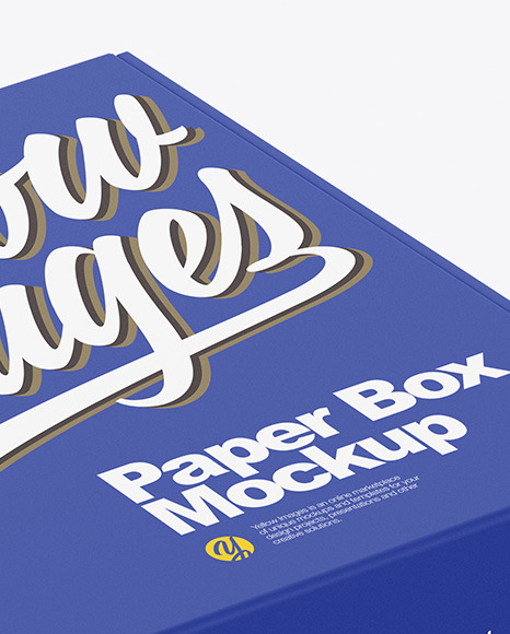 Paper Box Mockup PSD #1