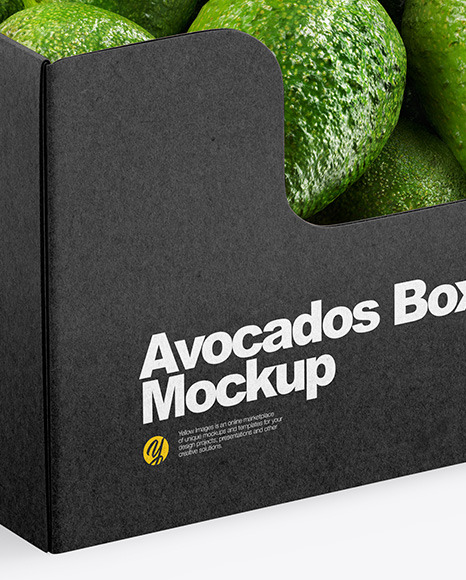 Box With Avocado PSD #7