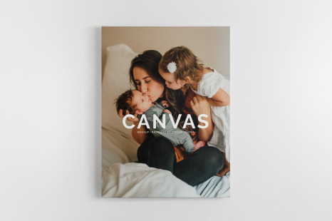 Portrait Canvas Ratio 3x4 Mockup