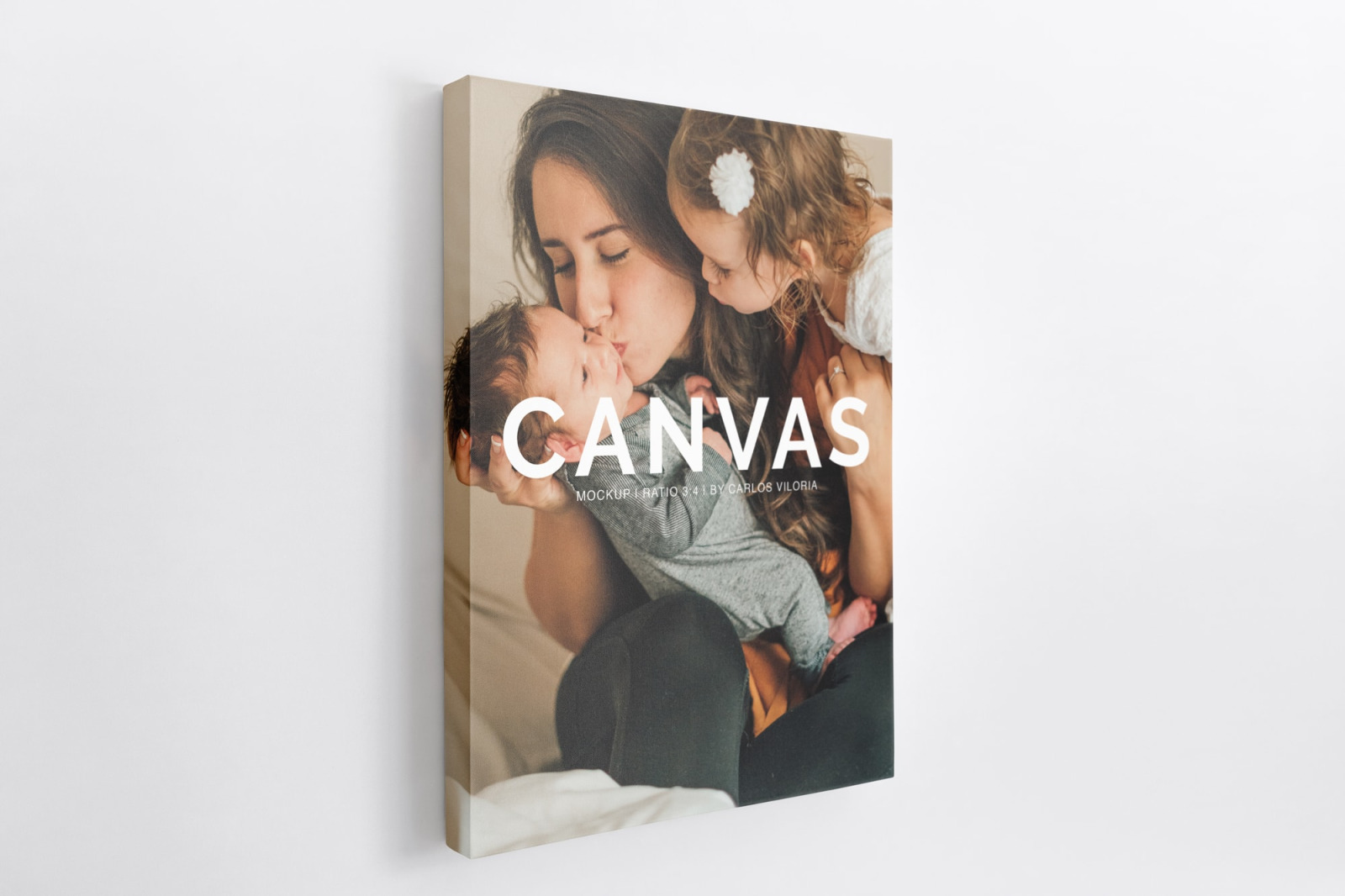 Download Portrait Canvas Ratio 3x4 Mockup In Indoor Advertising Mockups On Yellow Images Creative Store Yellowimages Mockups