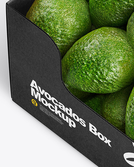 Download Box With Avocado In Box Mockups On Yellow Images Object Mockups Yellowimages Mockups