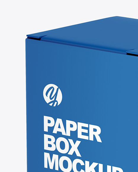 Paper Box Mockup PSD #3