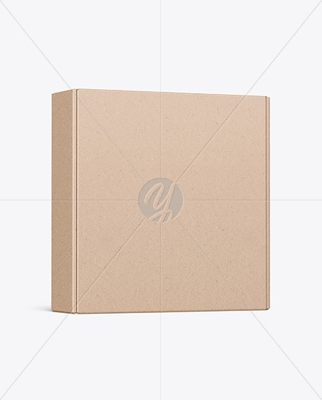 Download Kraft Box Mockup In Box Mockups On Yellow Images Object Mockups