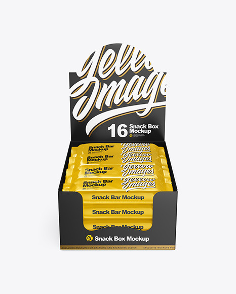 Download Snack Box Mockup In Box Mockups On Yellow Images Object Mockups Yellowimages Mockups