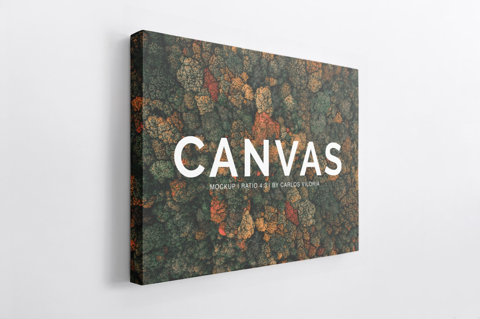 Download Landscape Canvas Ratio 4x3 Mockup 04 in Indoor Advertising ...