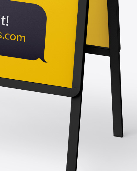 Plastic Stand Mockup PSD #5