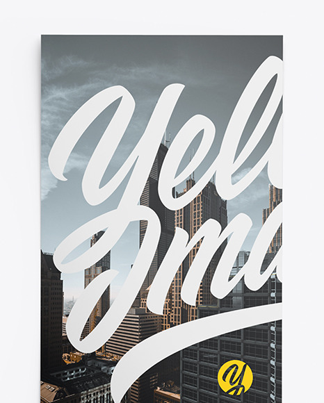 Matte Flyer Mockup PSD #1