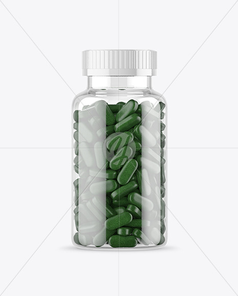 Download Frosted Glass Bottle With Pills Mockup In Bottle Mockups On Yellow Images Object Mockups PSD Mockup Templates