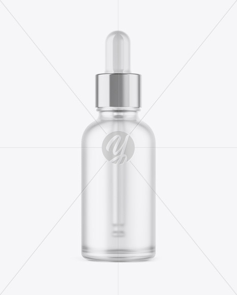 Frosted Dropper Bottle Mockup PSD #3