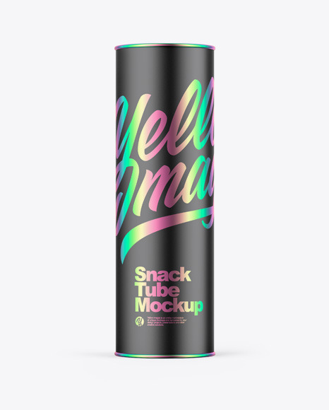 Download Matte Snack Tube Psd Mockup Yellowimages