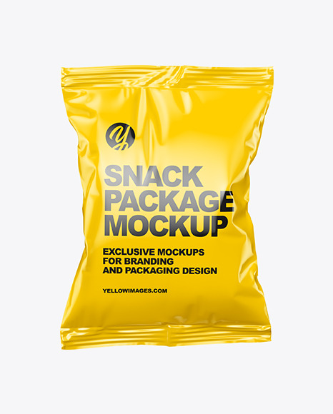 Download Snack Package Mockup In Free Mockups On Yellow Images Object Mockups