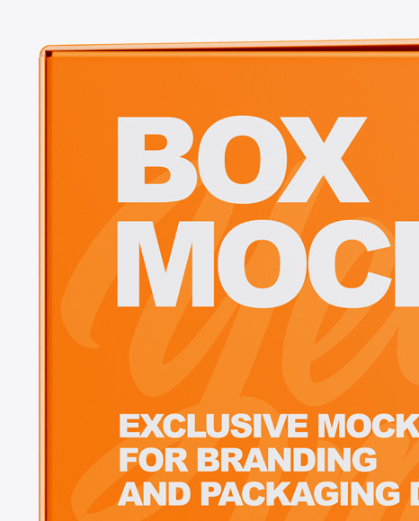 Paper Box Mockup PSD #3