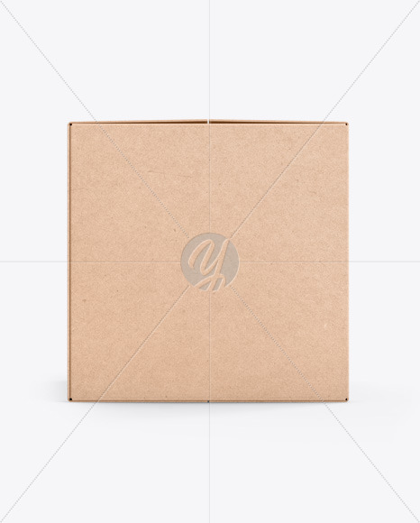 Download Kraft Box Mockup In Box Mockups On Yellow Images Object Mockups