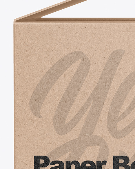 Kraft Box Mockup PSD #3