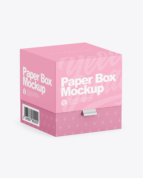 Paper Box Mockup PSD #2