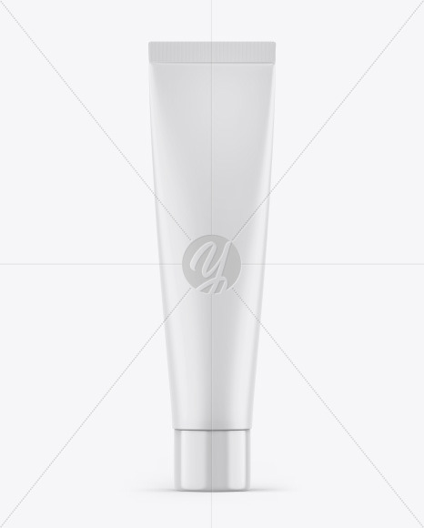 Download Matte Cosmetic Tube Mockup Yellow Author